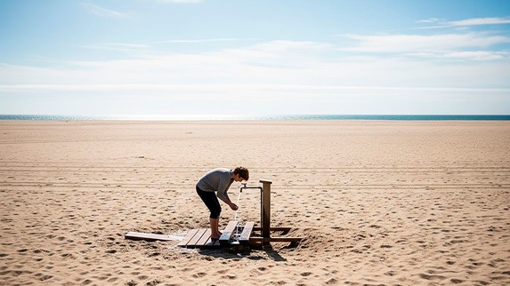 Duchas, lavapiés y WC públicos: equipamiento esencial para playas para el verano 2025.