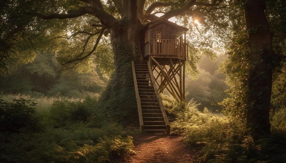 Descubre el Encanto de las Cabañas de Madera para Árboles: Un Refugio en las Alturas