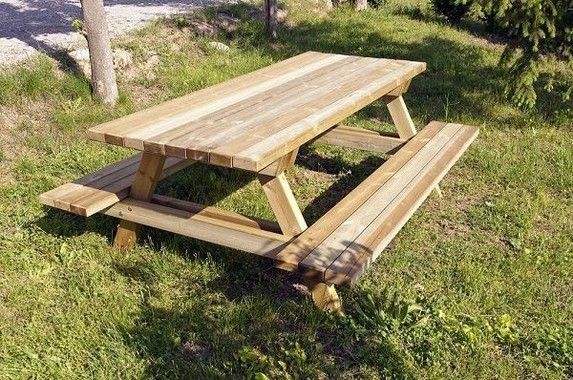 Mesas de picnic de Madera