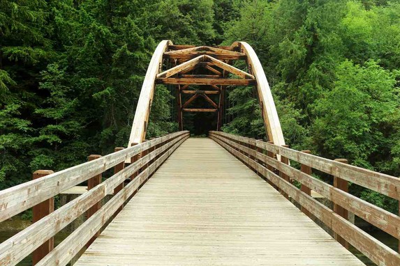 puente de madera