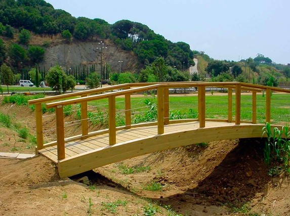 puente de madera